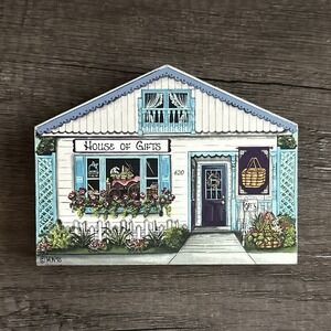 Brandywine Woodcrafts 1998 House‎ Of Gifts Marlene Whiting Signed Shelf Sitter